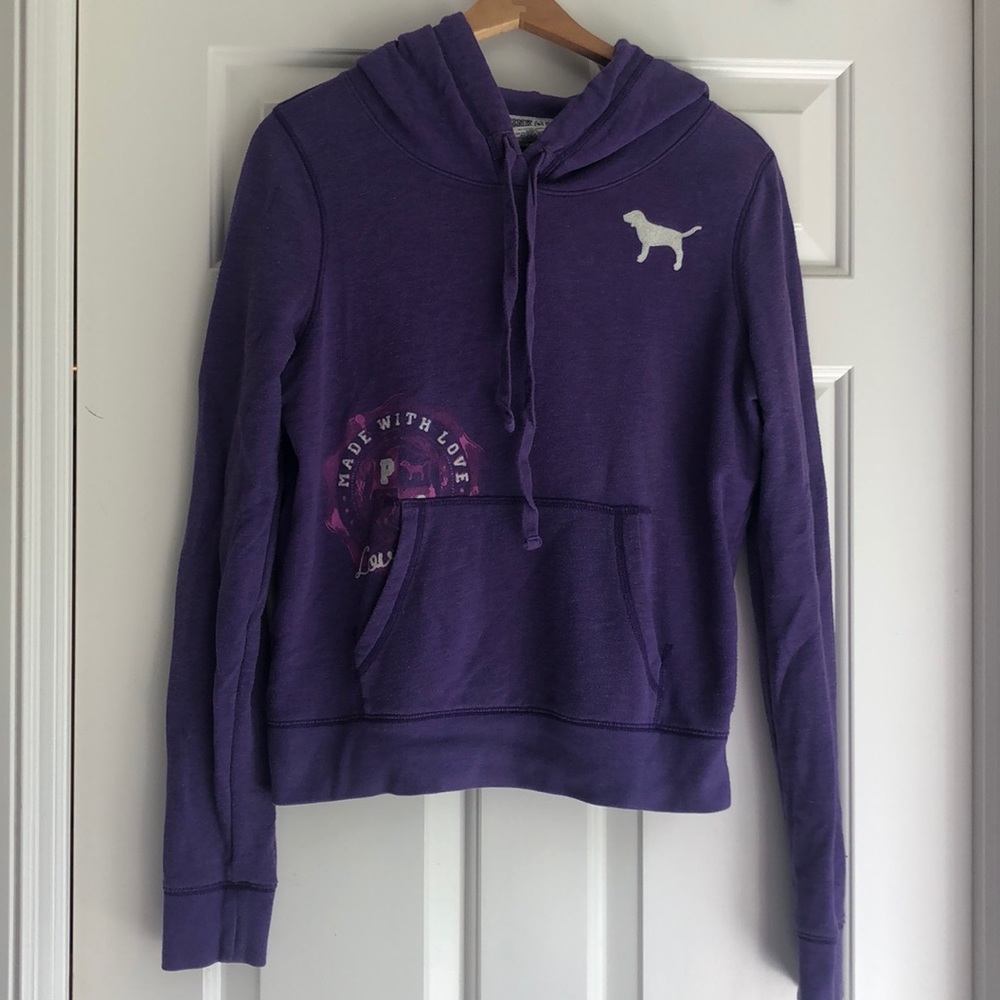 Medium Victoria’s Secret PINK sweatshirt in purple